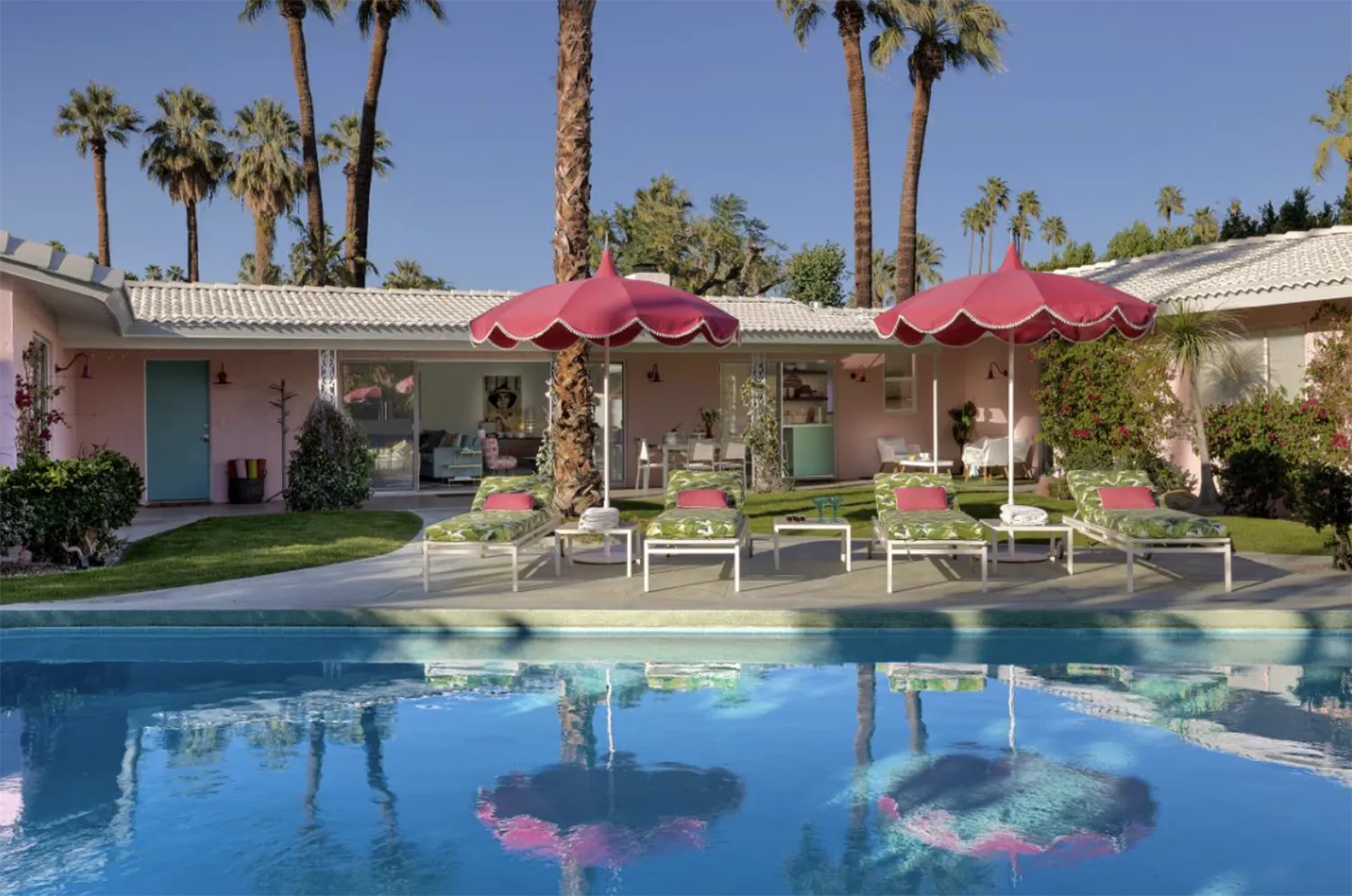 Villa Campana luxury vacation rental in Palm Springs with saltwater pool, spa, and mountain views