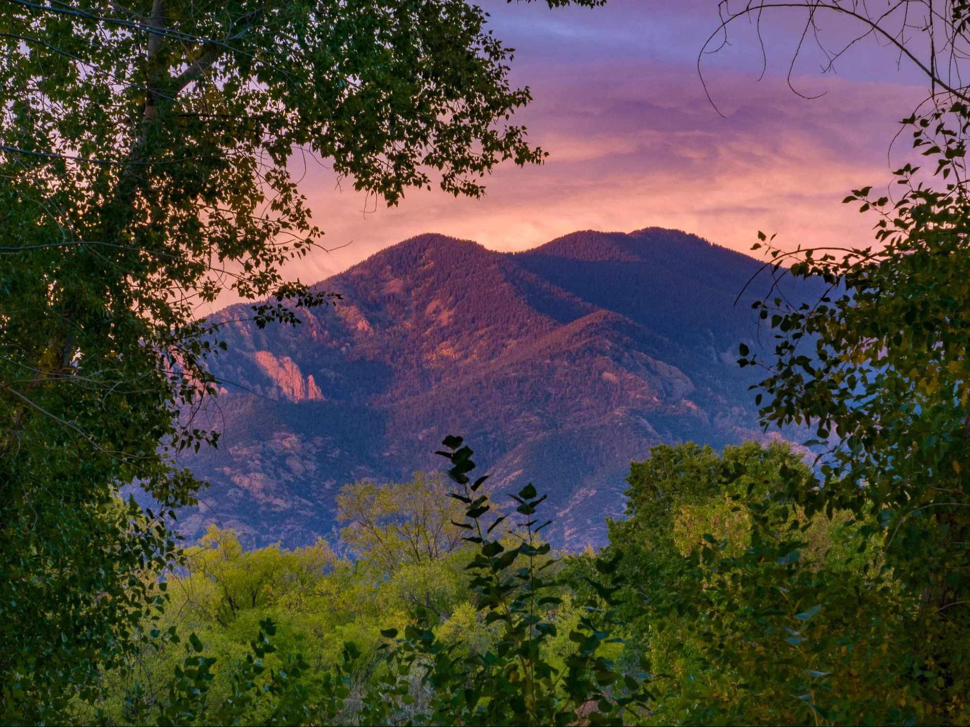 Mountain and high-desert landscape around Taos, New Mexico, a luxury Southwest vacation destination